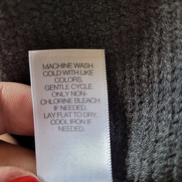 Pure Jill by J. Jill Wide Leg Crepe Pants Trousers Gray Sz XL Women's Relaxed - Picture 11 of 12